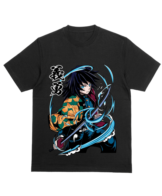 Giyu Water Breathing second form unisex graphic T-shirt