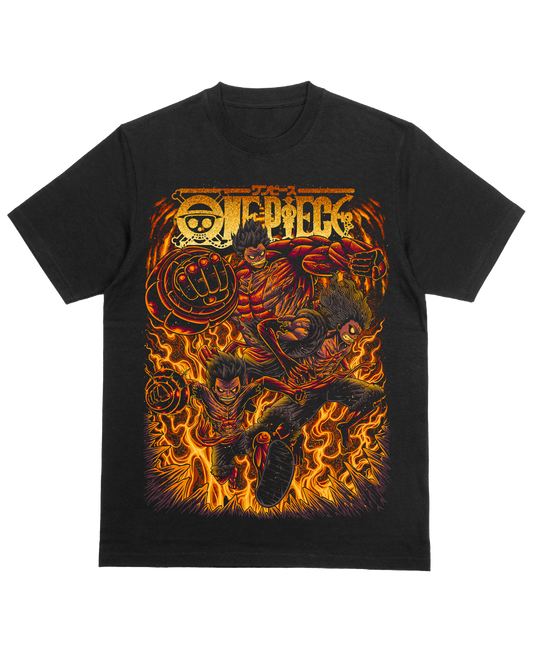 One Piece Gear 4 unleashed graphic t-shirt