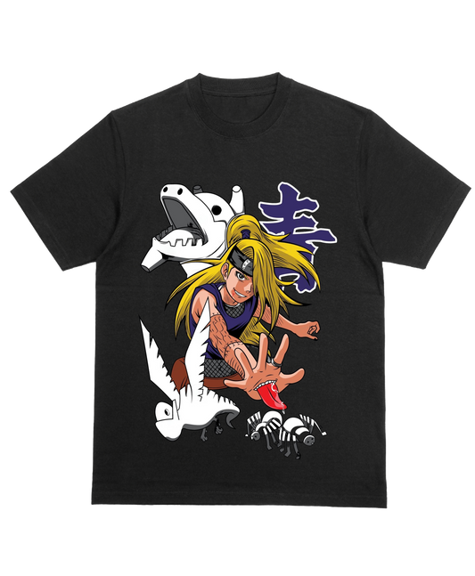 Deidara explosive art unisex graphic T-shirt