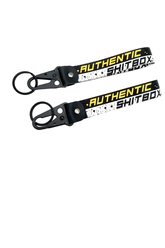 Authentic Shit box jdm car key chain - Carolina gears