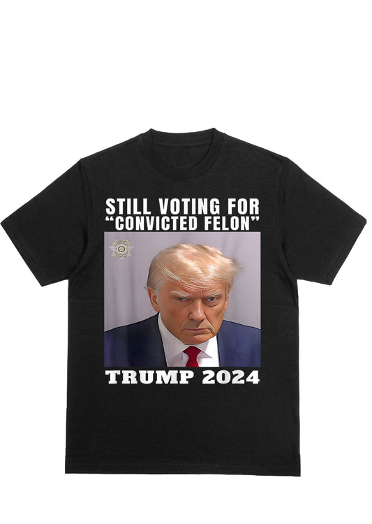 Trump mugshot T-shirt - Carolina gears